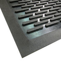 Scraper mat close up